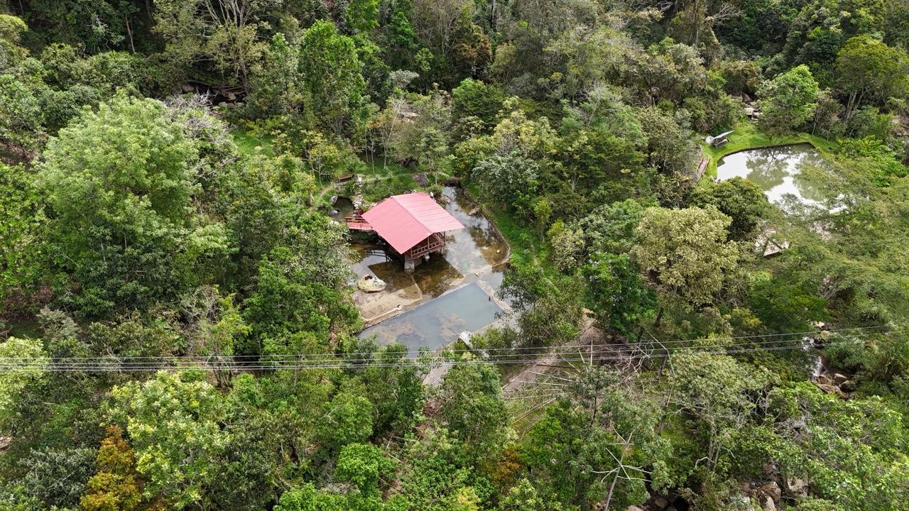 Vista de la finca Jardín del Agua